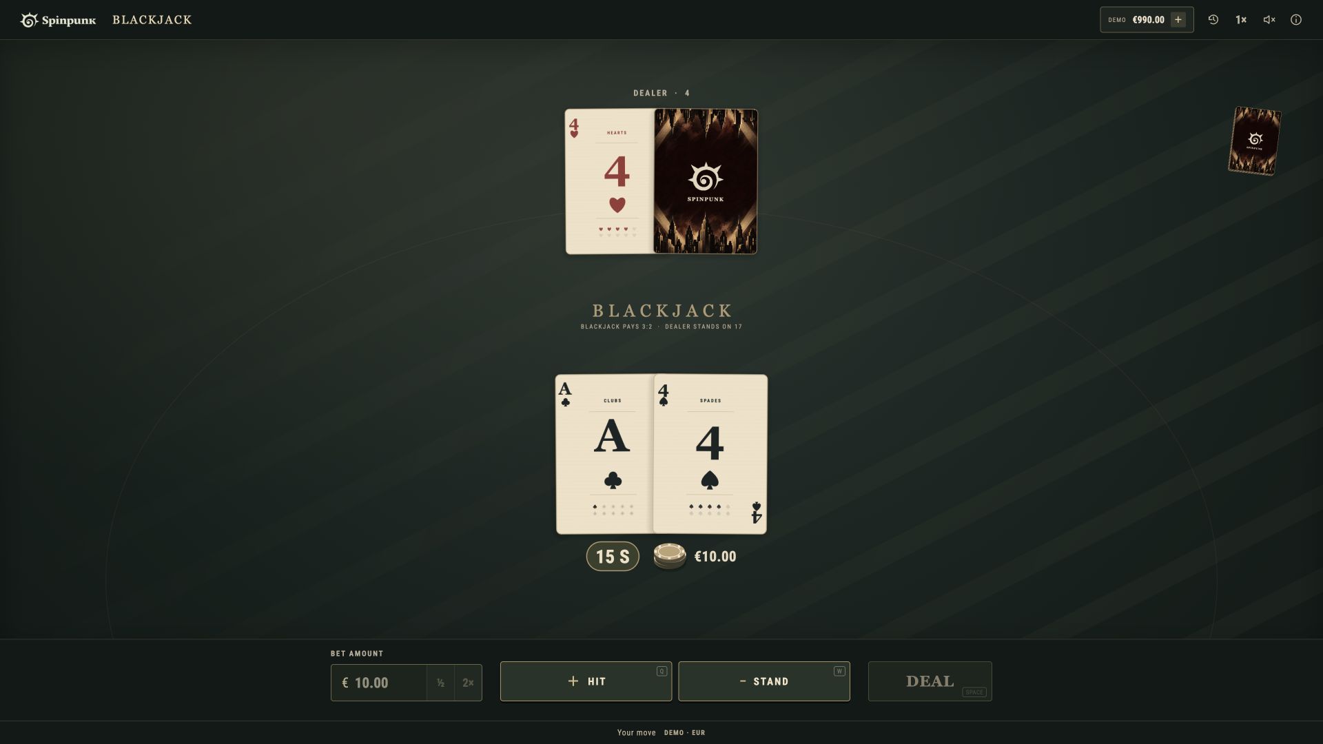 Blackjack screenshot 1