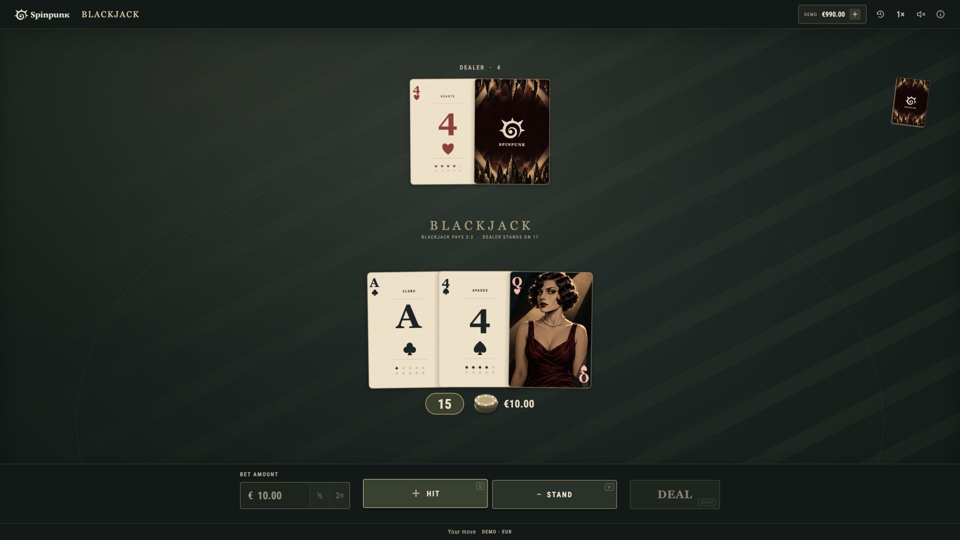 Blackjack screenshot 2