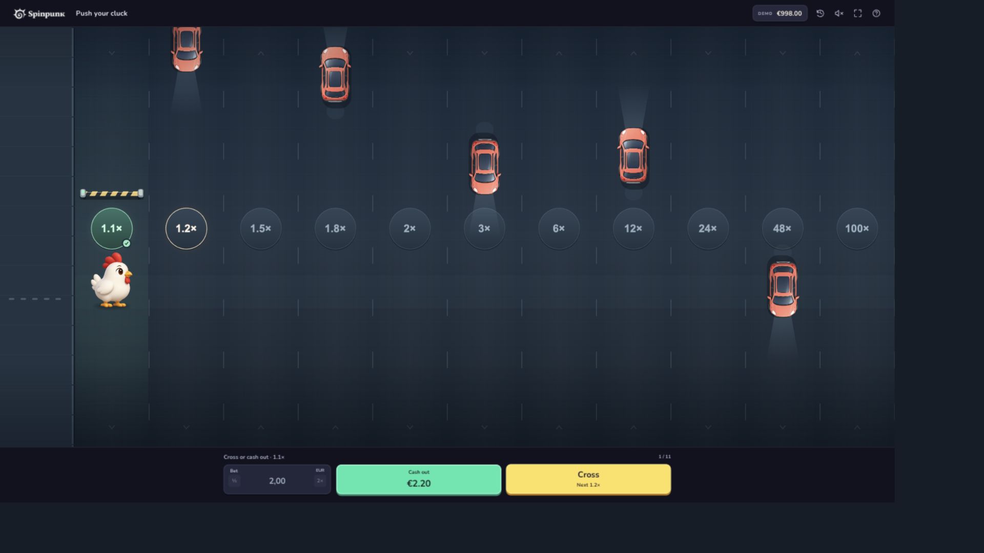 Push your cluck screenshot 2